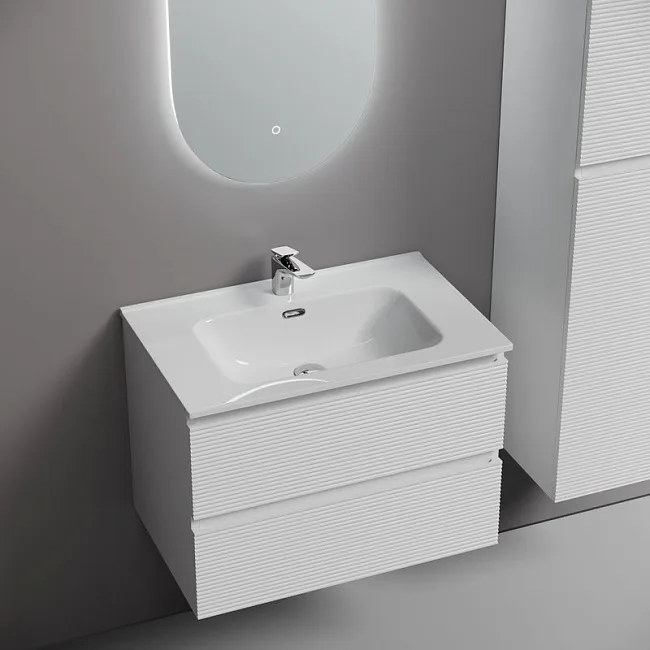 Тумба под раковину Sancos Folk 70 подвесная Bianco (белый), FL70W Sancos — Оригинал