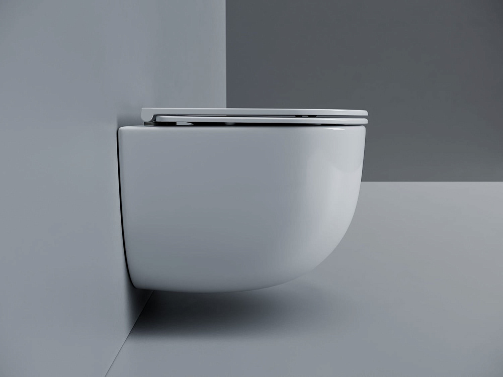 Унитаз подвесной Ceramicanova Voga CN4012T белый 