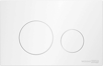 Система инсталляции для унитазов Wasserkraft Vils 56TLT.010.ME.WH02, с кнопкой смыва белой