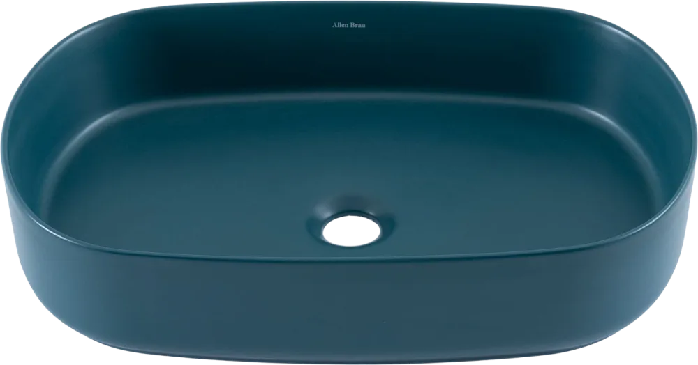 Накладная раковина Allen Brau Fantasy Oval 55x36, петроль Sancos — официальный сайт