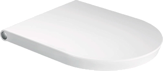 Крышка-сиденье Duravit White Tulip 0027090000 с микролифтом, петли хром