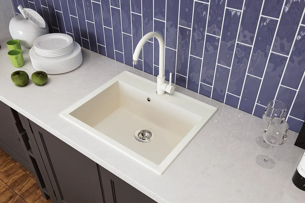 Мойка кухонная Florentina Тоскана 620 жасмин Sancos — официальный сайт