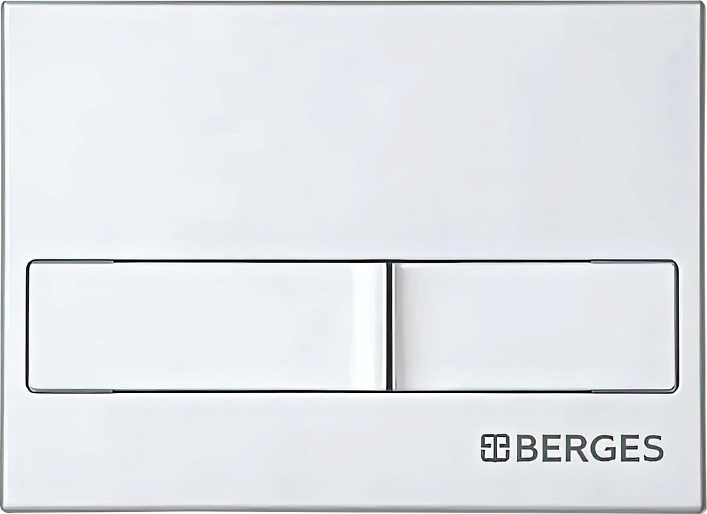 Кнопка смыва Berges Novum L2 хром, матовый