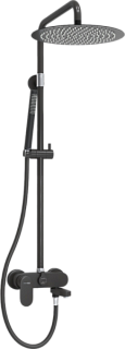 Душевая стойка Wasserkraft Elbe 7400 A174.160.217.CB, черная