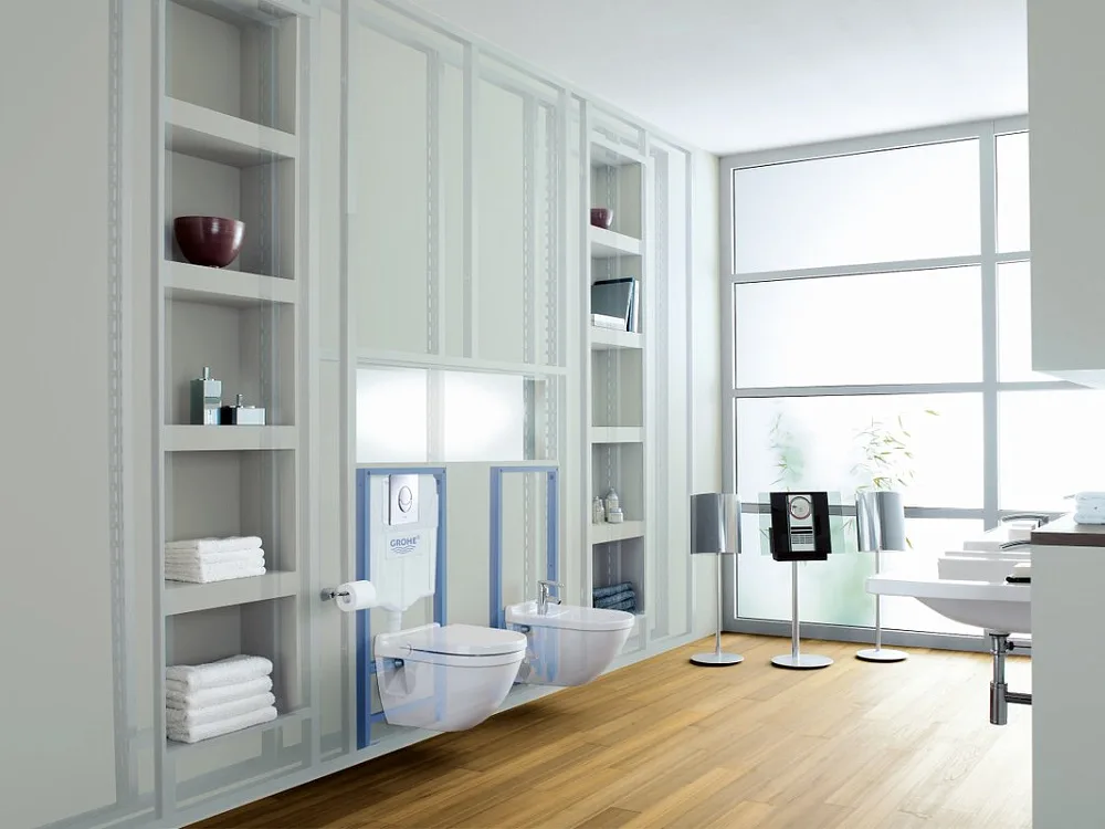 Кнопка смыва Grohe Skate Air 38505SH0, белая Sancos — официальный сайт