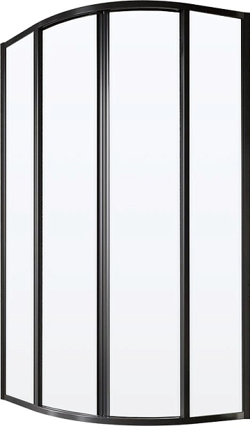 Душевой уголок Ravak Supernova SKCP4-80 195 Transparent, профиль черный