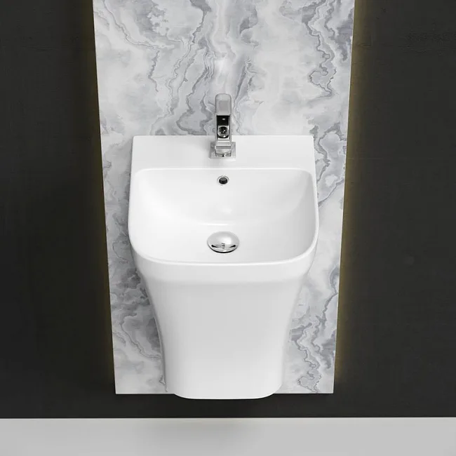 Раковина Ceramicanova Dion CN6067 белая глянцевая Sancos — Оригинал