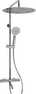 Душевая стойка Wasserkraft Berkel A188.117.127.010.CH Thermo, с термостатом, хром