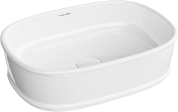 Накладная раковина KERAMA MARAZZI Circo 50 белая глянцевая