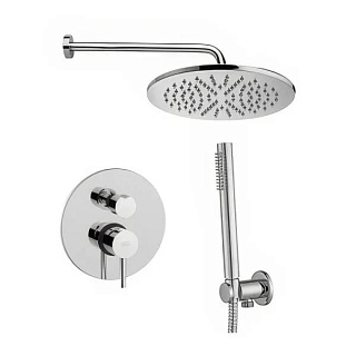 Душевой комплект Paffoni Light KITLIG018CRKING, С ВНУТРЕННЕЙ ЧАСТЬЮ, хром