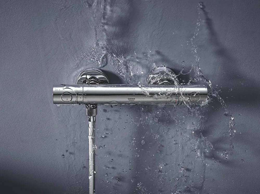 Термостатический смеситель Grohe Grohtherm 800 Cosmopolitan 34765000 для душа Sancos — официальный сайт