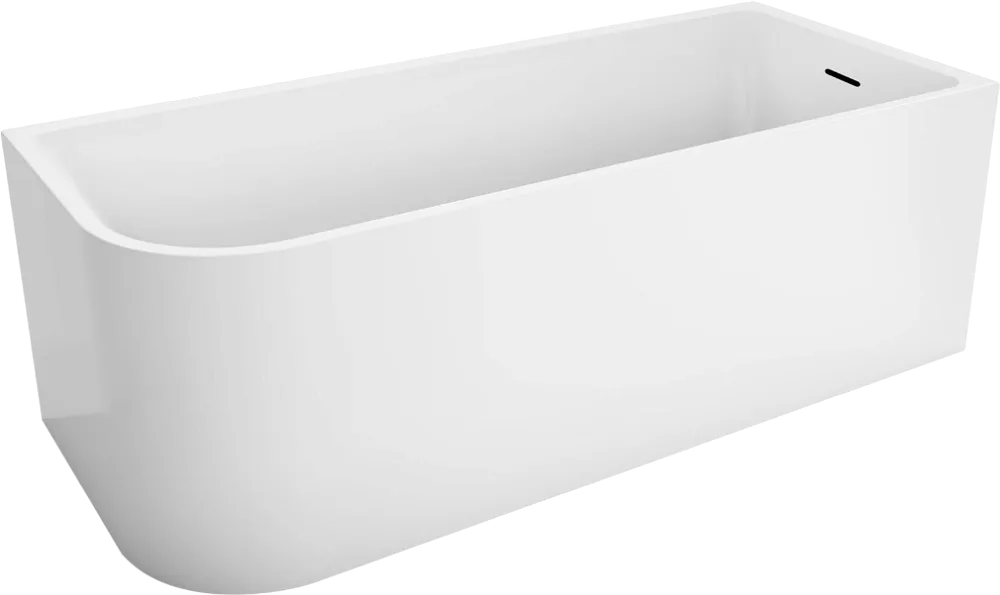 Акриловая ванна BelBagno BB712-1500-730-R 150x75 см, правая, пристенная, белая, асимметричная Sancos — официальный сайт