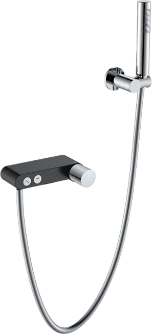 Смеситель для ванны с душем Boheme Stick 123-BCR.2, black touch chrome Sancos — Оригинал