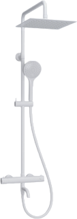 Душевая стойка Wasserkraft Berkel A188.254.155.WM Thermo, с термостатом, белая