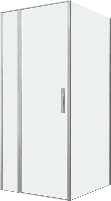 Душевой уголок Allen Brau Priority 90x100, профиль серебро браш, стекло прозрачное