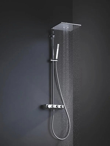 Душевая стойка Grohe Euphoria SmartControl 310 Duo Cube 26508000, с термостатом