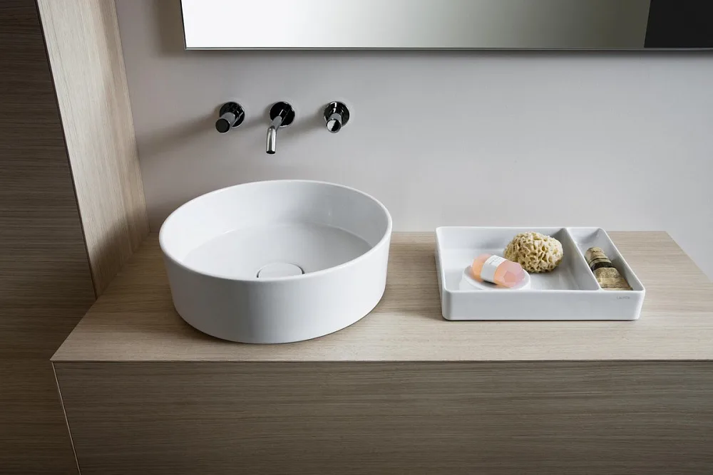 Накладная раковина Laufen Kartell by Laufen 8.1233.1.000.112.1 Sancos — официальный сайт