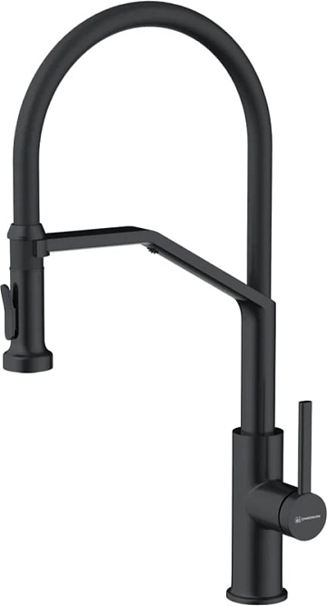 Смеситель для кухни Omoikiri Makkari 2 Plus-SB GB-BL графит, черный