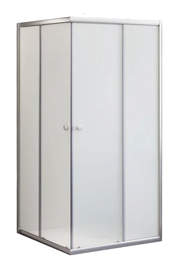Душевой уголок RGW Dolphin TN-206-J 90х90 см, профиль хром, стекло матовое fabric