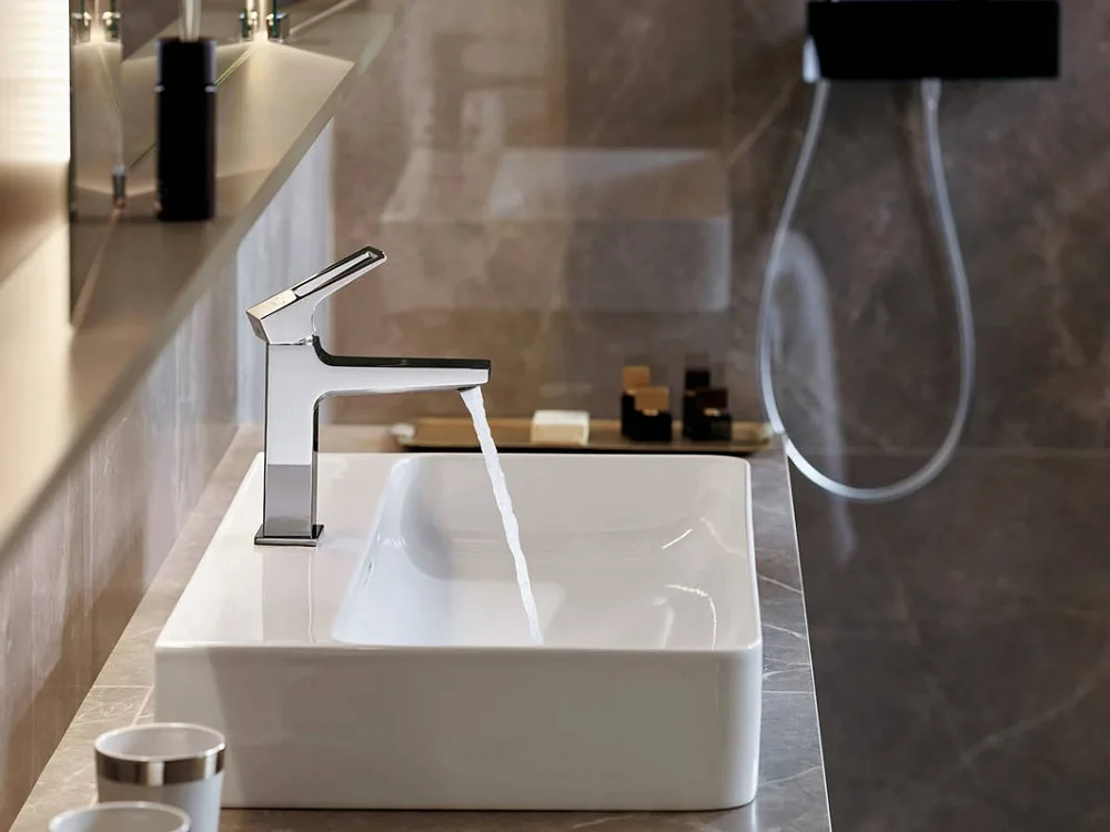 Смеситель для раковины Hansgrohe Metropol 74507000 Sancos — официальный сайт