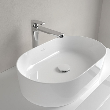 Накладная раковина Villeroy & Boch Collaro 4A1956R1 альпийский белый, CeramicPlus