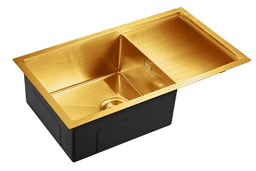 Мойка кухонная Emar PVD EMB-124 PVD Nano Golden