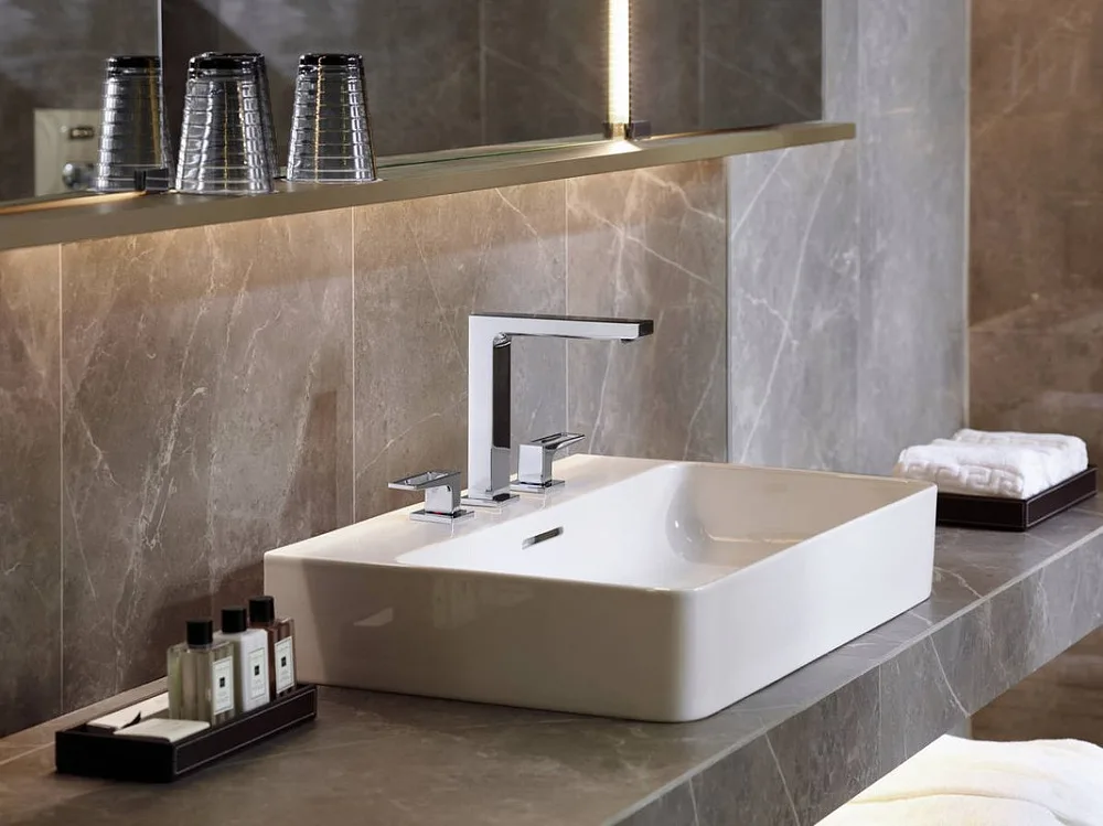 Смеситель для раковины Hansgrohe Metropol 74515000 Sancos — официальный сайт