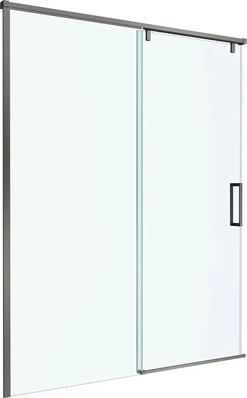 Душевая дверь в нишу BelBagno Soft Close-1 BF-1-150-C-GM профиль оружейная сталь