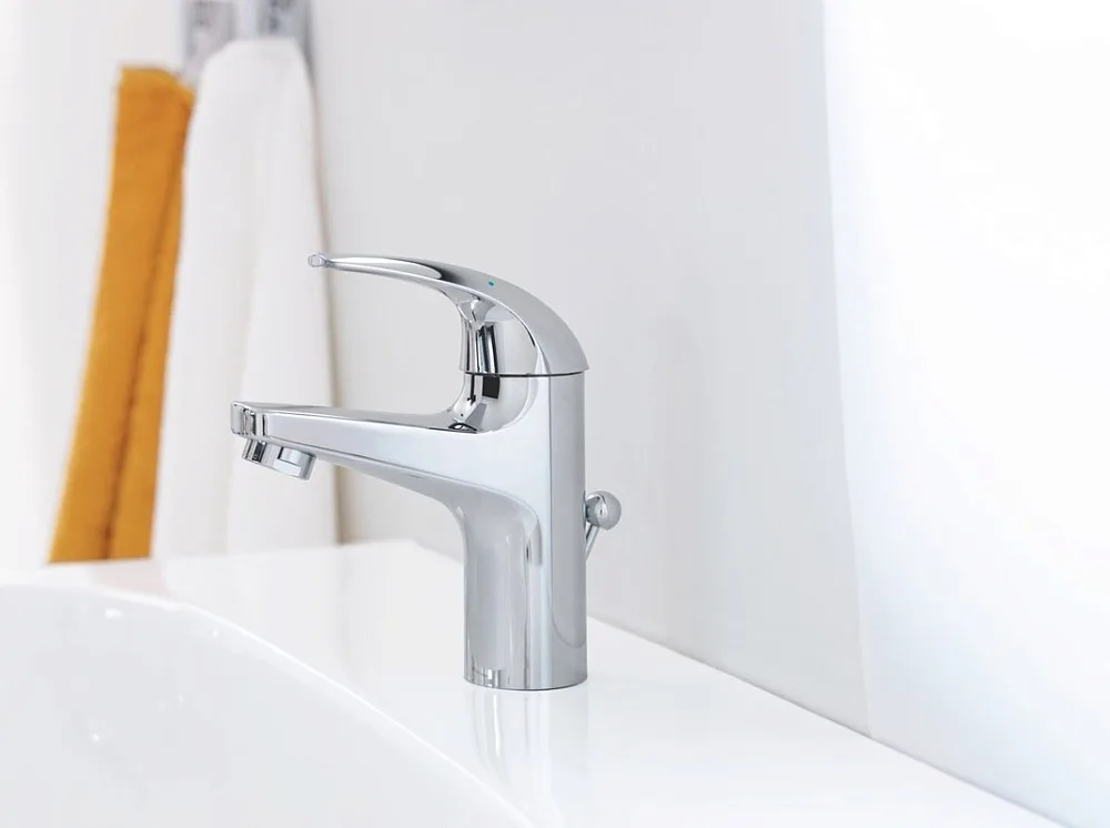 Смеситель для раковины Grohe BauCurve 32805000 Sancos — официальный сайт