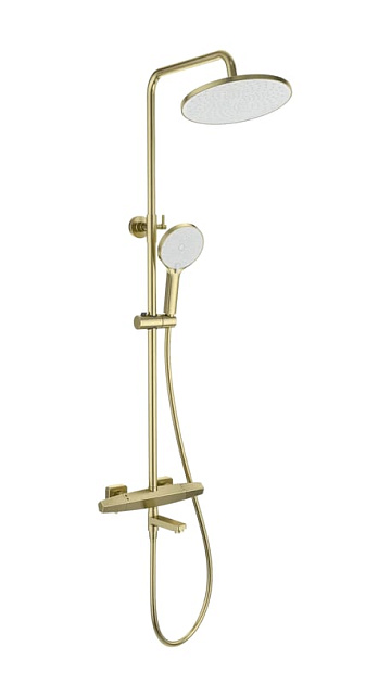 Душевая стойка Wonzon & Woghand NEO WW-B3046-A1-BG, брашированное золото