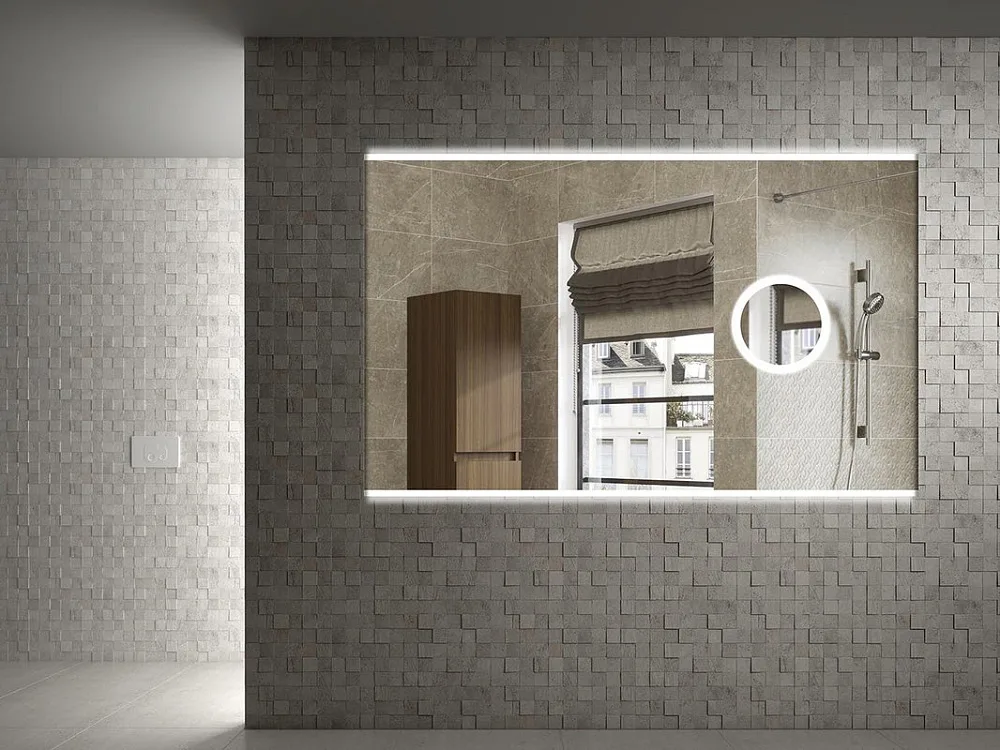 Зеркало Armadi Art Vallessi 100x70 с увеличением и подсветкой Sancos — официальный сайт