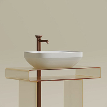 Накладная раковина Ceramicanova Element CN6055 белая глянцевая