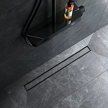 Душевой трап (лоток) AM.PM MasterFlow Tile 80 см, черный матовый