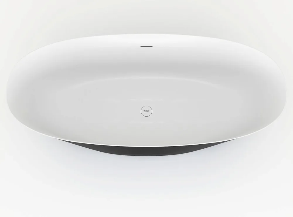 Ванна из искусственного камня Plumberia Selection Veloma 170x75 см, отдельностоящая, биколор матовый Sancos — официальный сайт