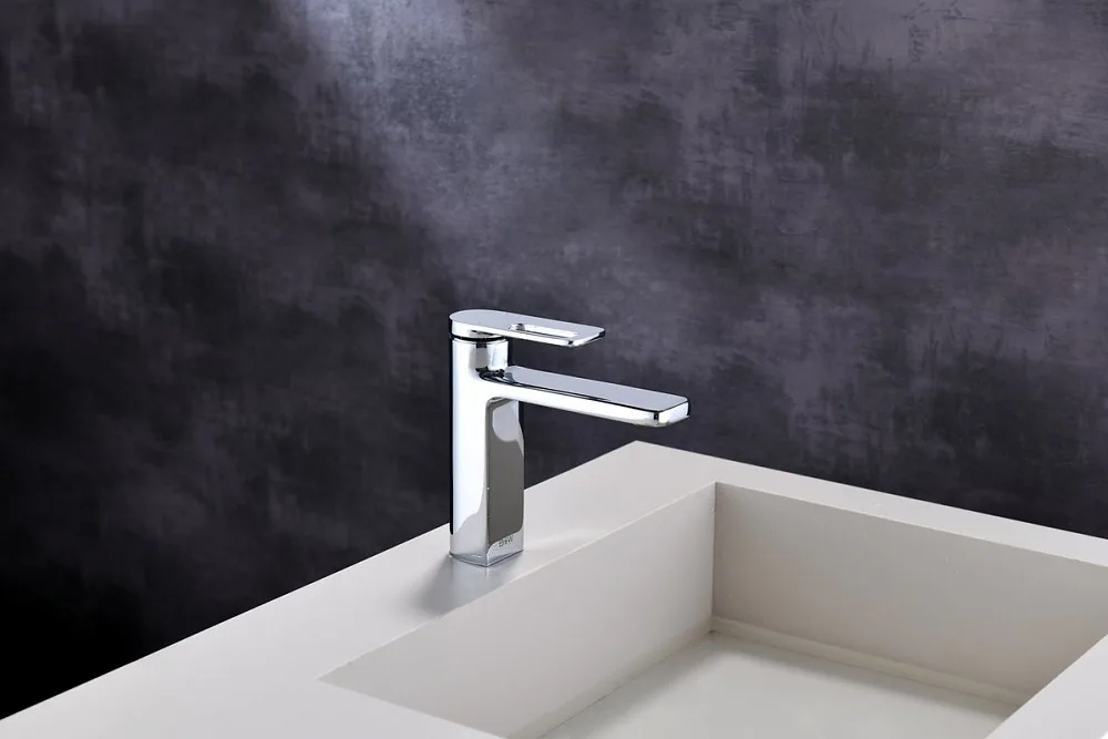 Смеситель для раковины Black&White Gravity 7103С chrome Sancos — официальный сайт