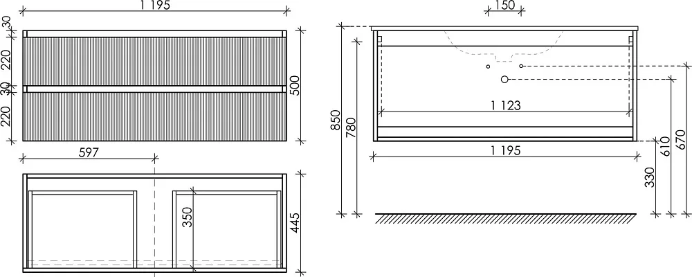 Тумба с раковиной Sancos Snob R 120 см, bianco, раковина CN7016 Sancos — официальный сайт