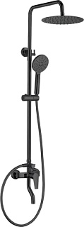 Душевая стойка Allen Brau Eclipse 5.E1007-31, с изливом черная