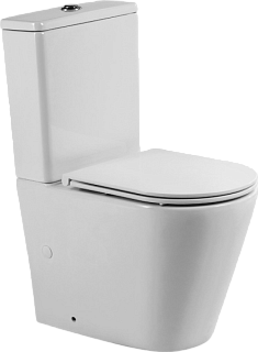 Унитаз-компакт напольный BelBagno Flay-r BB2149CP-TOR BB870SC с микролифтом, безободковый, белый