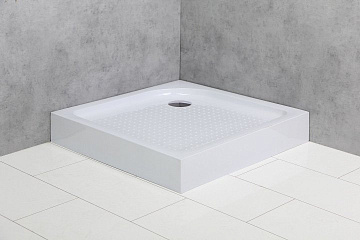Поддон для душа BelBagno Tray 85х85 с сифоном