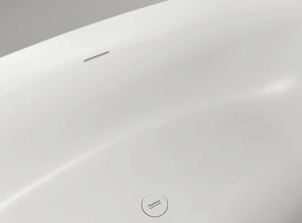 Ванна из искусственного камня Plumberia Selection Veloma 160x70 см, отдельностоящая, биколор матовый Sancos — официальный сайт