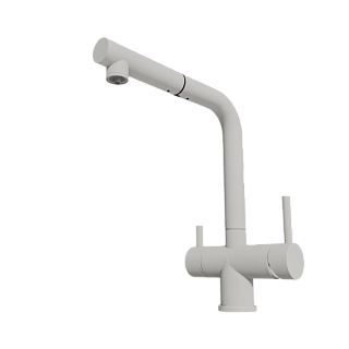 Смеситель для кухни Emar Quartz ЕСВ 7017 агат