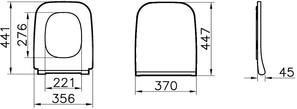 Крышка-сиденье VitrA Integra Square 191-003-009 с микролифтом Sancos — официальный сайт