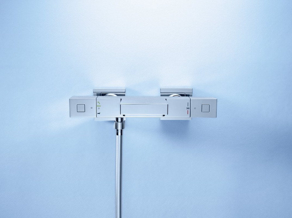 Термостатический смеситель Grohe Grohtherm Cube 34497000, для ванны с душем