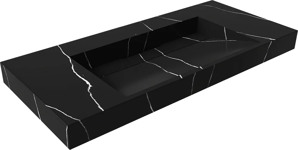 Раковина Armadi Art Flat Nero Marquina 100 Sancos — официальный сайт