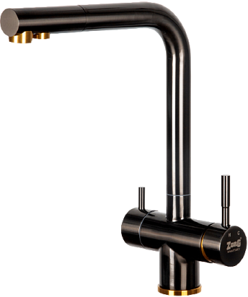 Смеситель для кухни Zorg Inox SZR-7039 BR/GRAFIT бронза графит