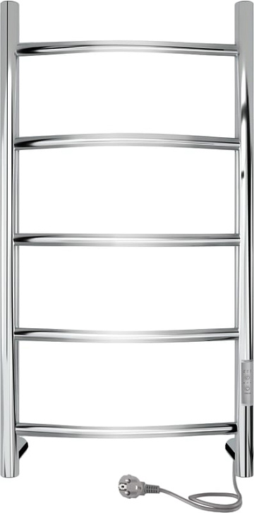 Полотенцесушитель электрический Indigo Arc Lux LCALE70-30Rt серебристый