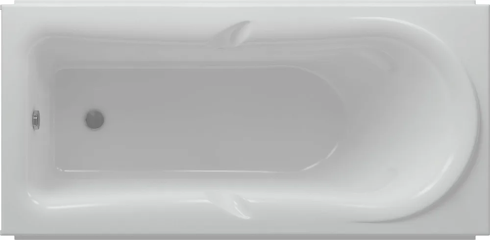 Акриловая ванна AQUATEK Леда LED170-0000034 170x80 см, правая, пристенная, белая, с каркасом Sancos — официальный сайт