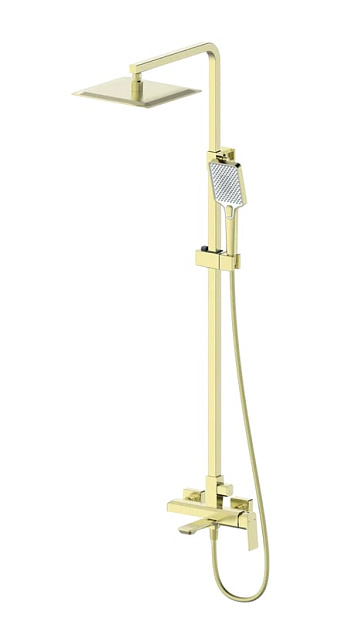 Душевая стойка Wonzon & Woghand DIAMOND WW-88739011-BG, брашированное золото