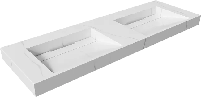 Раковина Armadi Art Flat Calacatta 140 Sancos — Оригинал