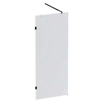 Душевая перегородка AM.PM X-Joy W94UWI-80-F1-BTE 80х195, профиль черный, стекло прозрачное